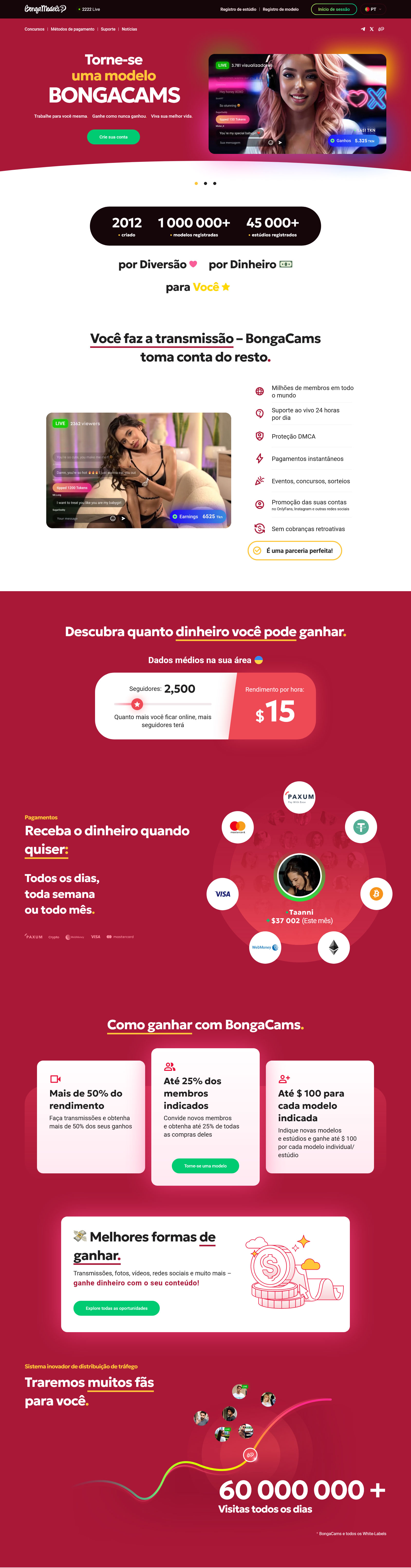 GANHE ONLINE COMO MODELO DE VÍDEO FLEXÍVEL, HORÁRIO LIVRE E FLEXÍVEL